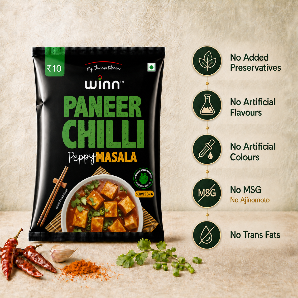 Paneer Chilli Peppy Masala (20g)