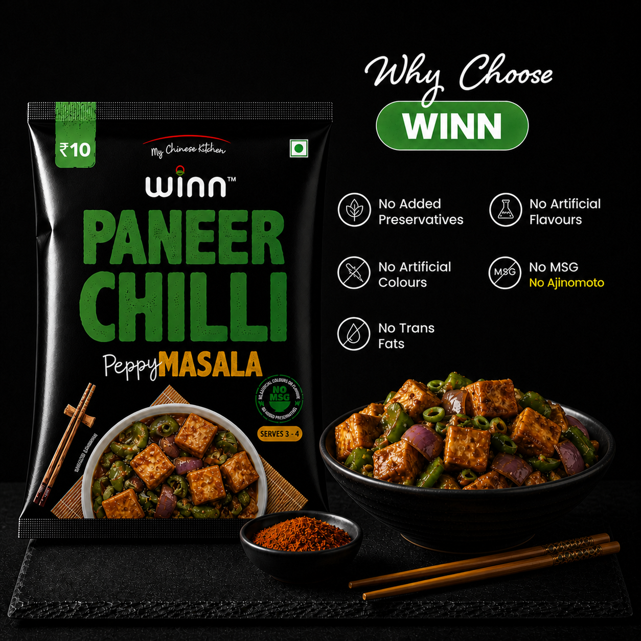 Paneer Chilli Peppy Masala (20g)