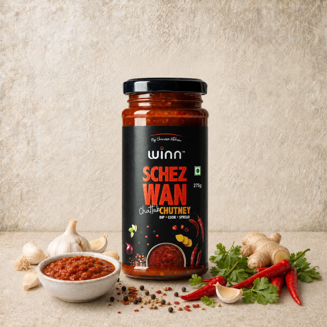 Schezwan Chattak Chutney (275g)