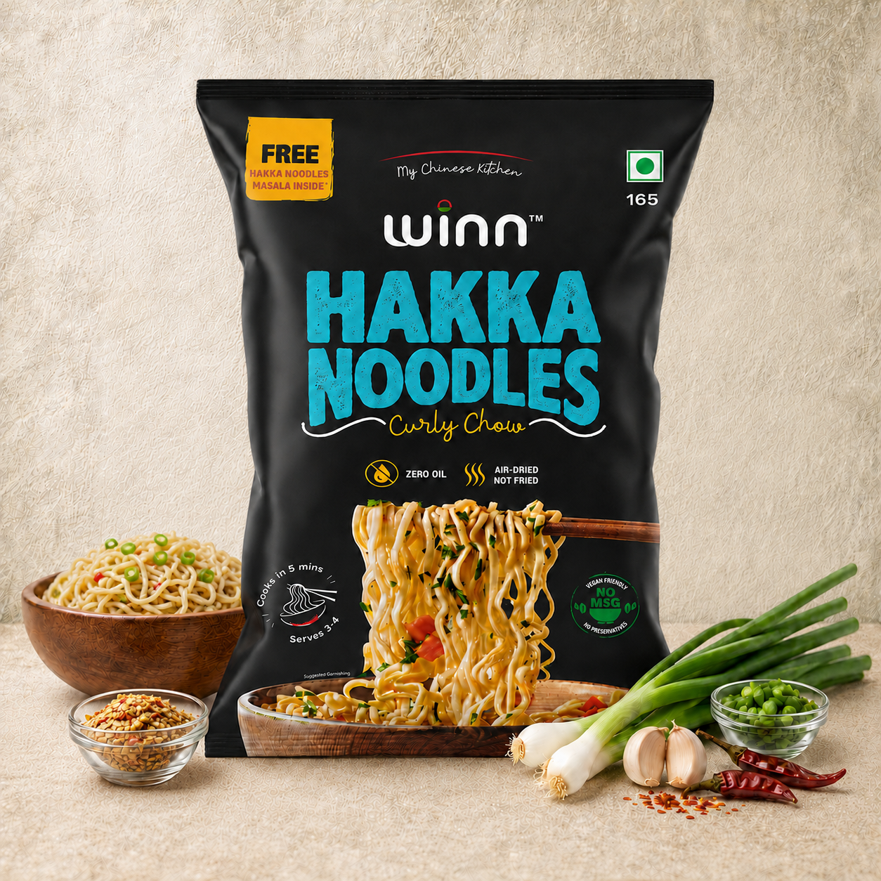 Hakka Noodles Currly Chow (165g)