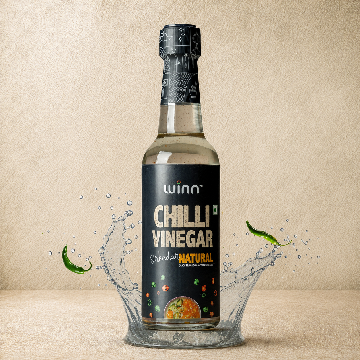 Chilli Vinegar Sirkedar Natural (170ml)