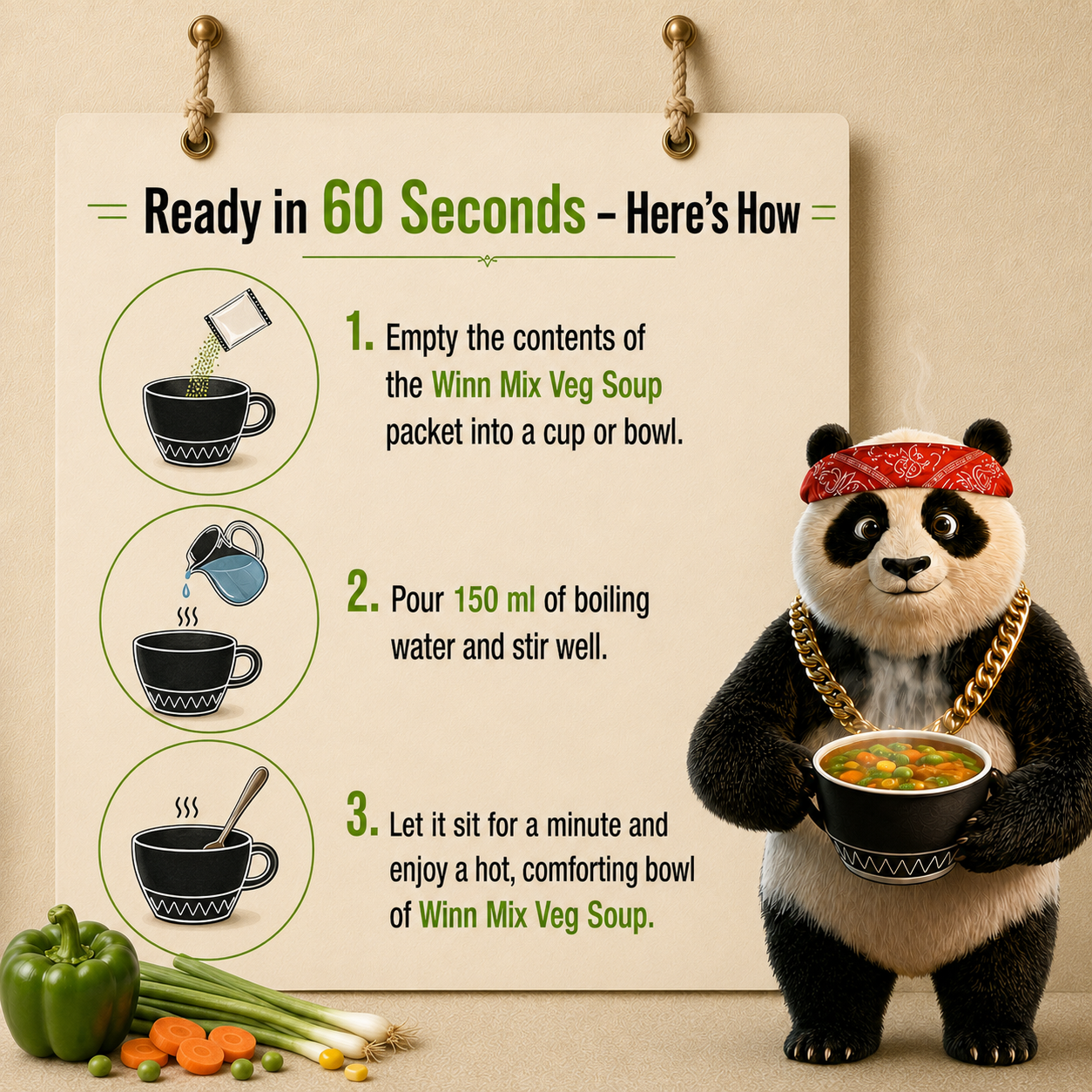 Mix Veg OMG Soup (12g)
